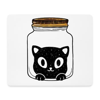 Katze Katzen Geschenkidee - Mousepad (Querformat) - Weiß - Vorne