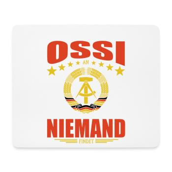 Leg dich nicht mit einem Ossi an, wir kennen Orte - Mousepad (Querformat) - Weiß - Vorne
