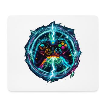 Manette de jeu galactique - Tapis de souris (format paysage) - blanc - Devant