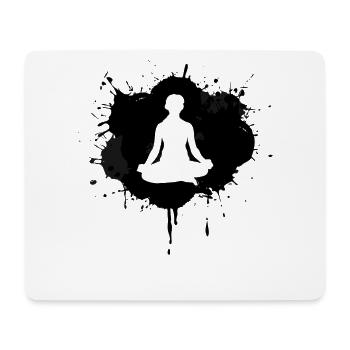 Yoga Lover Sketch - Mouse Pad (horizontal) - white - Front