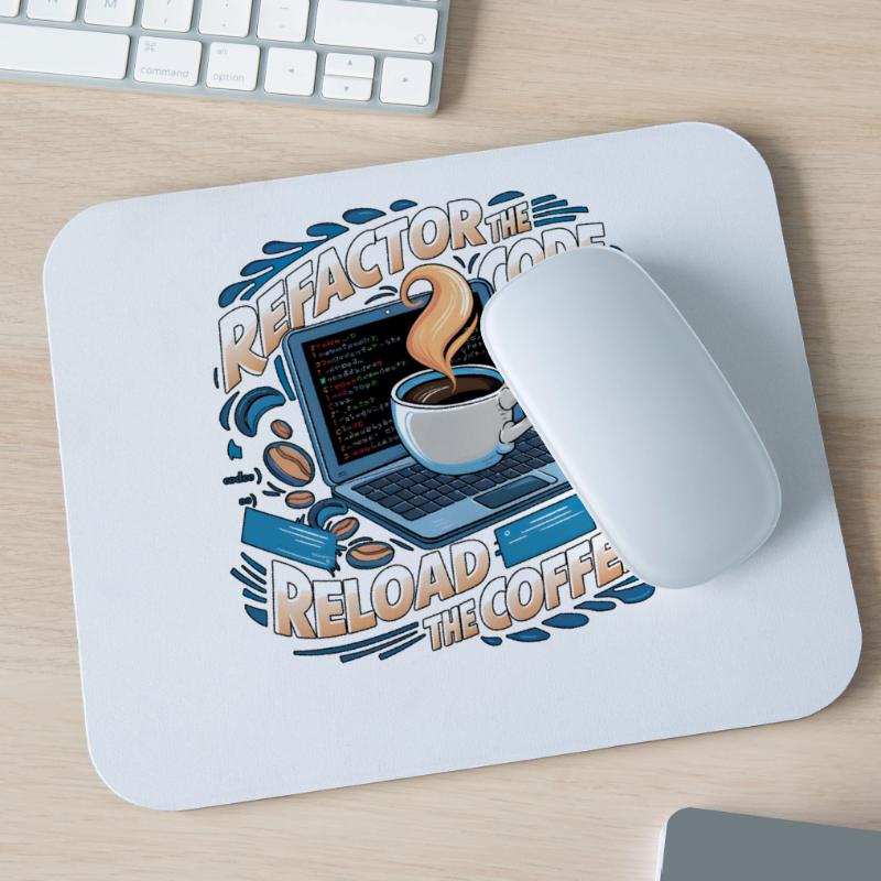 Programmers generate code from coffee Mouse Pad (horizontal)
