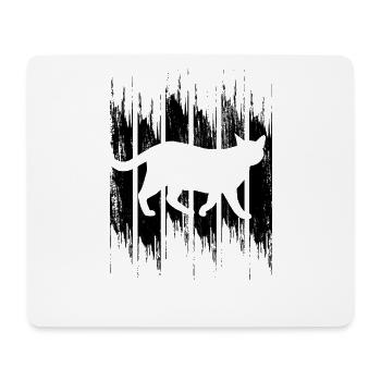 Cat - Mouse Pad (horizontal) - white - Front