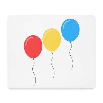 Three Bright Balloons Pop Art - Mouse Pad (horizontal) - white - Front