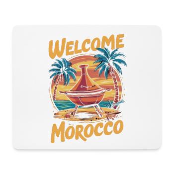Bienvenue à Morocco Dreamfire - Tapis de souris (format paysage) - blanc - Devant