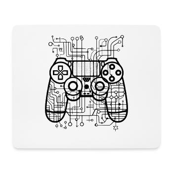 Game Controllers - Mouse Pad (horizontal) - white - Front