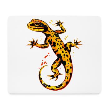 Salamanders, newts, tailed amphibians, fire salamanders - Mouse Pad (horizontal) - white - Front