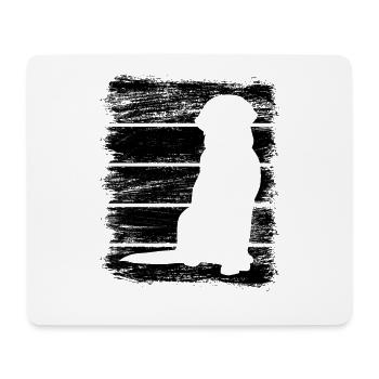 Dog - Mouse Pad (horizontal) - white - Front