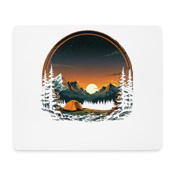 Outdoor Sunset - Mouse Pad (horizontal) - white - Front