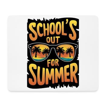 Sommerschule Sonnenuntergang Design - Mousepad (Querformat) - Weiß - Vorne