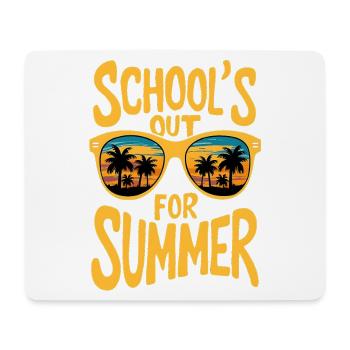 Summer sunset sunglasses design - Mouse Pad (horizontal) - white - Front