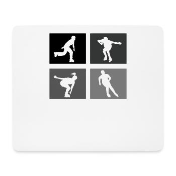 Rollers Rollers Rollers Rollers - Tapis de souris (format paysage) - blanc - Devant