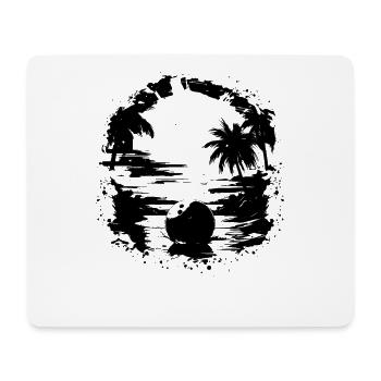 Graphiques de bowling - Tapis de souris (format paysage) - blanc - Devant
