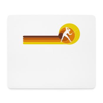 Jeu d’escrime Gamer Jeu d’escrime - Tapis de souris (format paysage) - blanc - Devant