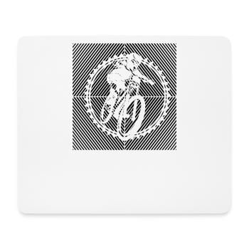 VTT VTT VTT BMX-BIKE VTT - Tapis de souris (format paysage) - blanc - Devant