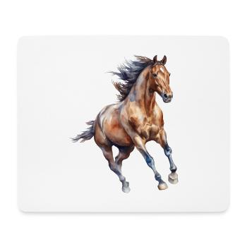 Horse Lover Elegant Horse - Mouse Pad (horizontal) - white - Front