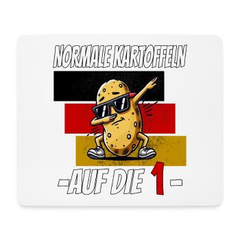 Regular Potatoes On The 1 Funny Potato Dab - Mouse Pad (horizontal) - white - Front