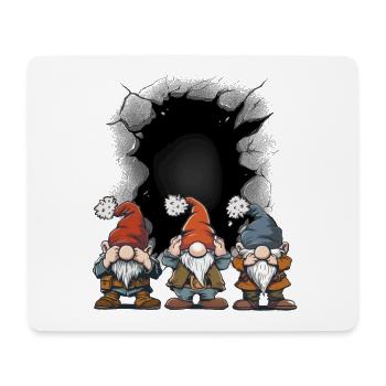 Dwarfs, Dwarfs, Gnomes, , , Fairy Tales, Child - Mouse Pad (horizontal) - white - Front