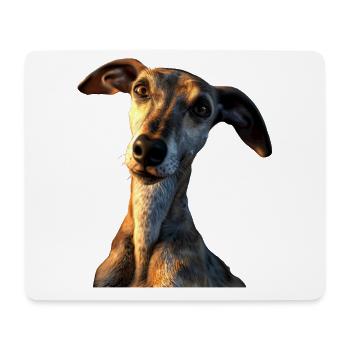 Windhund Hundeliebhaber Jagdhund Liebe Greyhound - Mousepad (Querformat) - Weiß - Vorne