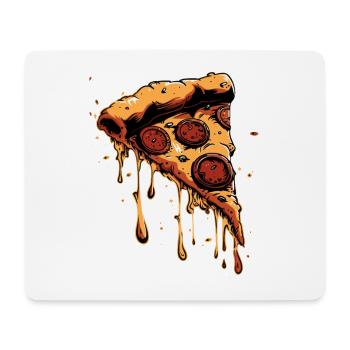 Pizza Slice Graphic - Mouse Pad (horizontal) - white - Front