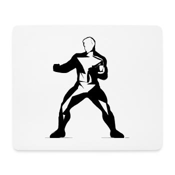 Kickboxing - Mouse Pad (horizontal) - white - Front