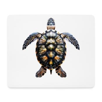 tortue reptiles amoureux tortues mignonnes - Tapis de souris (format paysage) - blanc - Devant