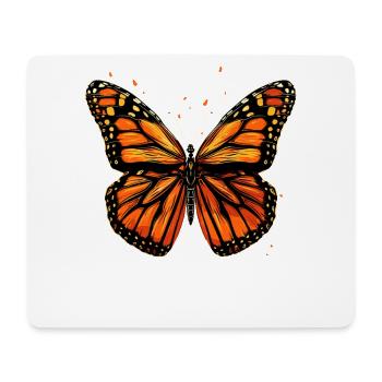Schmetterling Flügel Bunt Butterfly Schmetterlinge - Mousepad (Querformat) - Weiß - Vorne