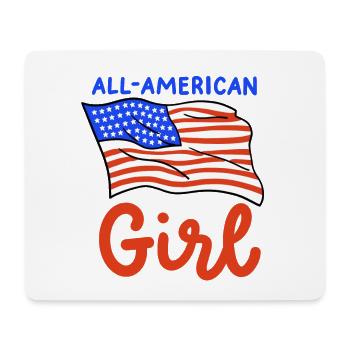 4. Juli USA Amerika Flagge - Mousepad (Querformat) - Weiß - Vorne