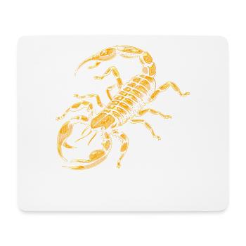 Skorpion Spinnentiere Scorpion Lustige Skorpione - Mousepad (Querformat) - Weiß - Vorne