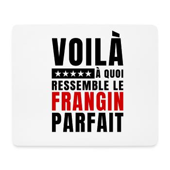 Voilà À Quoi Ressemble Le Frangin Parfait - Tapis de souris (format paysage) - blanc - Devant