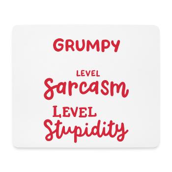 Sarkasmus sarkastischer Spruch - Mousepad (Querformat) - Weiß - Vorne