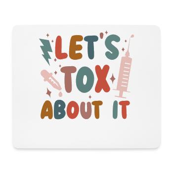 Lets Talk About It – Gesundheitsmotivation - Mousepad (Querformat) - Weiß - Vorne