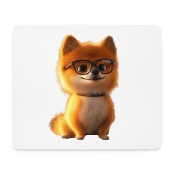 Pomeranian Pomeranian Pom Sweet German Spitz - Mouse Pad (horizontal) - white - Front