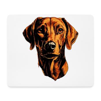 Rhodesian Ridgeback Chien de chasse Chiens Pride Ridgeback - Tapis de souris (format paysage) - blanc - Devant