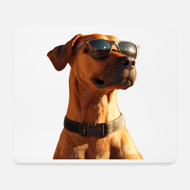 Rhodesian Ridgeback Jagdhund Hunde Stolz Ridgeback - Mousepad (Querformat) - Weiß