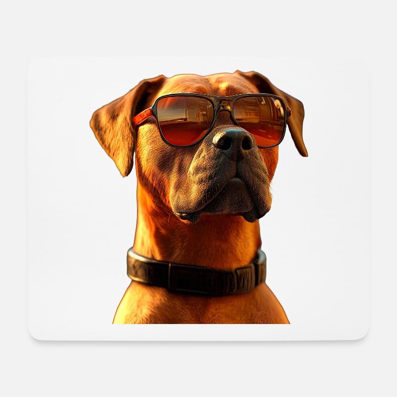 Rhodesian Ridgeback Jagdhund Hunde Stolz Ridgeback - Mousepad (Querformat) - Weiß
