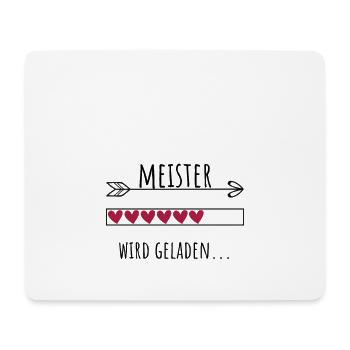 Meister Personalisierter Beruf Mädchen - Mousepad (Querformat) - Weiß - Vorne