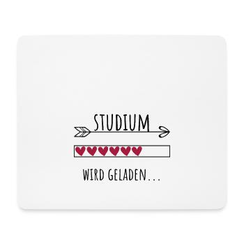 Studium Personalisierter Beruf Mädchen - Mousepad (Querformat) - Weiß - Vorne