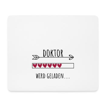 Doktor Personalisierter Beruf Mädchen - Mousepad (Querformat) - Weiß - Vorne