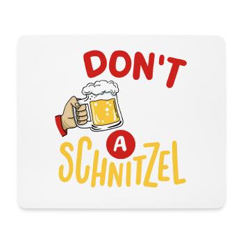 Schnitzel Bier - Mousepad (Querformat) - Weiß - Vorne