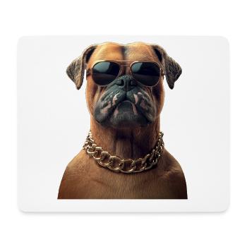 Boxer allemand Chien Boxer Club allemand Boxer Club allemand - Tapis de souris (format paysage) - blanc - Devant