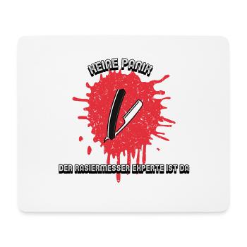 Ultimatives Pflegetool für Profis - Mousepad (Querformat) - Weiß - Vorne