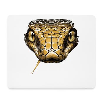 Snake Python Cobra Mamba Rattlesnake Snake - Mouse Pad (horizontal) - white - Front
