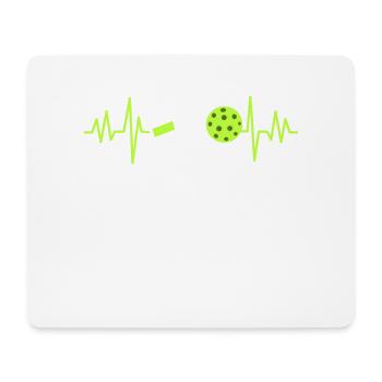Pickleball-Spieler Pickleball - Mousepad (Querformat) - Weiß - Vorne