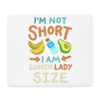 Mitarbeiterin der Schulcafeteria - Mousepad (Querformat) - Weiß - Vorne