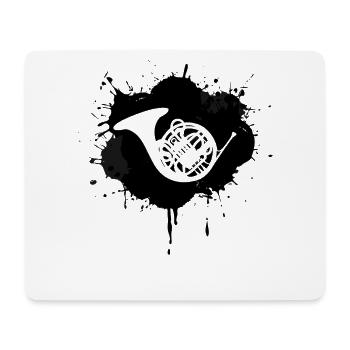 Bugle - Mouse Pad (horizontal) - white - Front