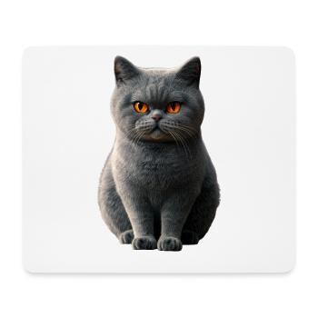 British Shorthair Cat BKH Cat Mom Cute Cats - Mouse Pad (horizontal) - white - Front