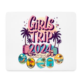 Girls Trip Wochenende 2024 Frauen Mädelsreisen - Mousepad (Querformat) - Weiß - Vorne