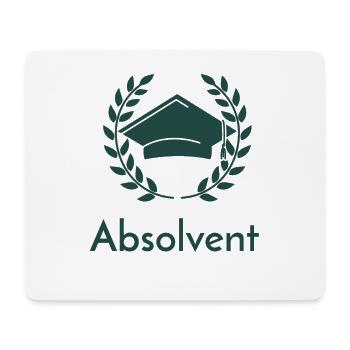 Feiere deinen Abschluss - Mousepad (Querformat) - Weiß - Vorne