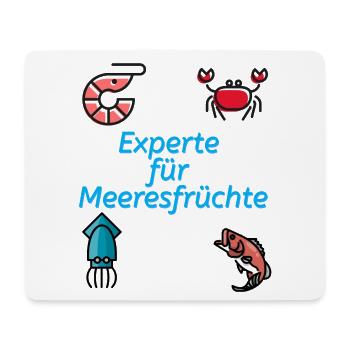 Seafood Expert - Mouse Pad (horizontal) - white - Front