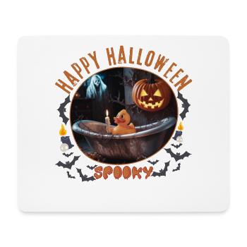Spooky Halloween Bath Scene - Mouse Pad (horizontal) - white - Front